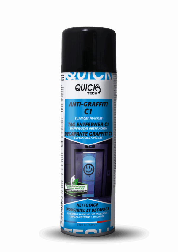 Anti graffiti aérosol de 500ml pour surfaces fragiles