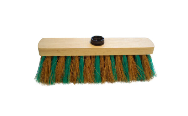 Balai coco zébré fibre naturelle, 29cm