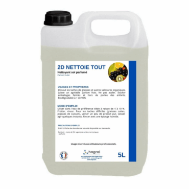 Détergent 2d Solutions Hygiène Cerise