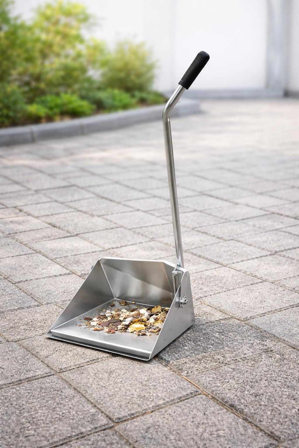 Pelle Metallique Avec Manche Vertical Acier