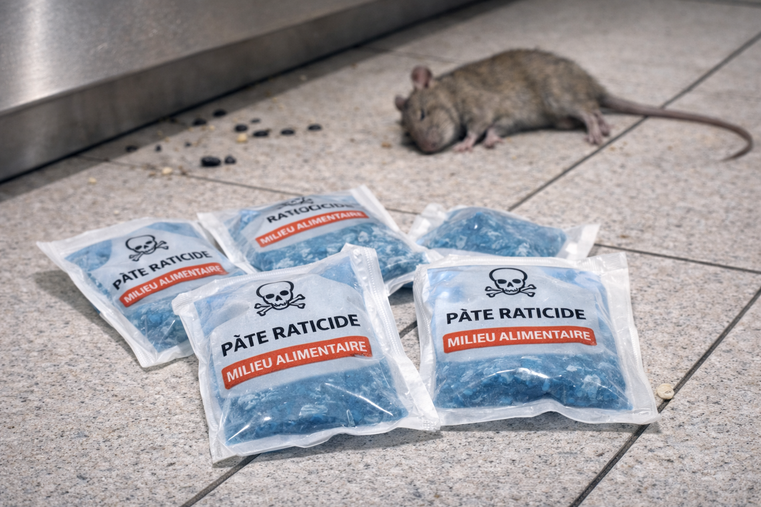 Raticide Pate Milieu Alimentaire Tp14