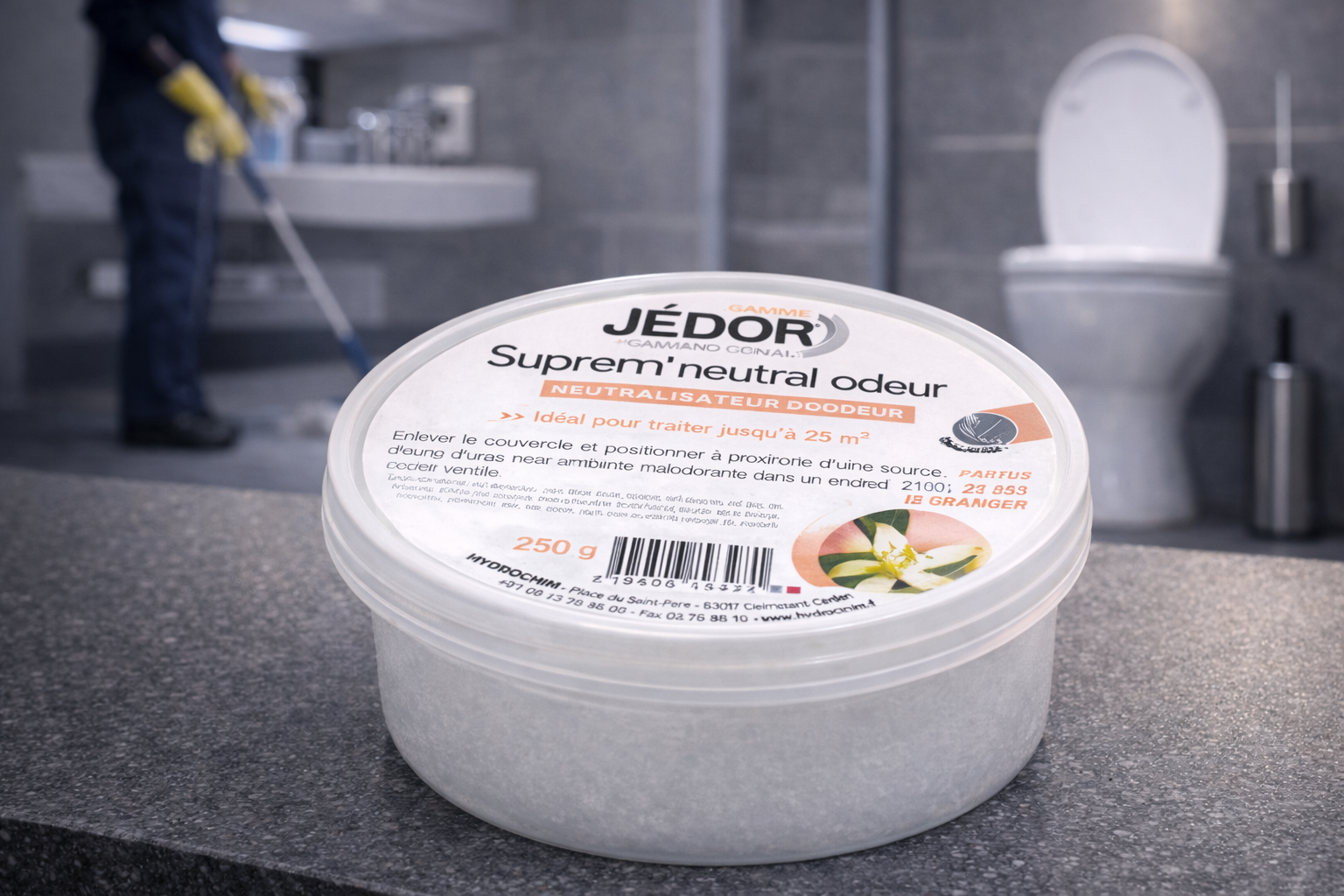 Bloc désodorisant fleur d'oranger