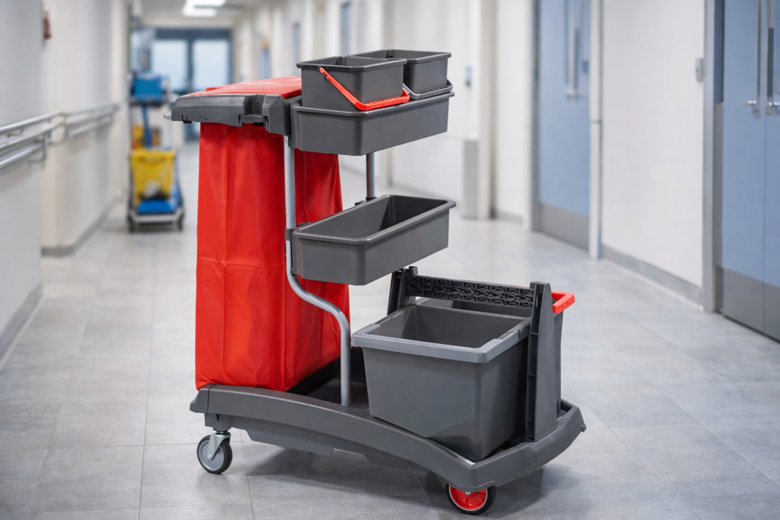 Chariot de ménage Plast. Ideatop A6 Sans Presse