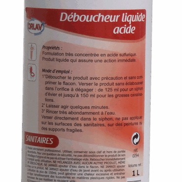 Déboucheur acide