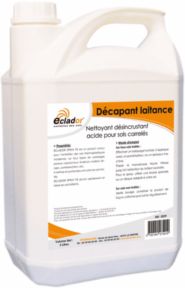 Détergent Décapant Laitance