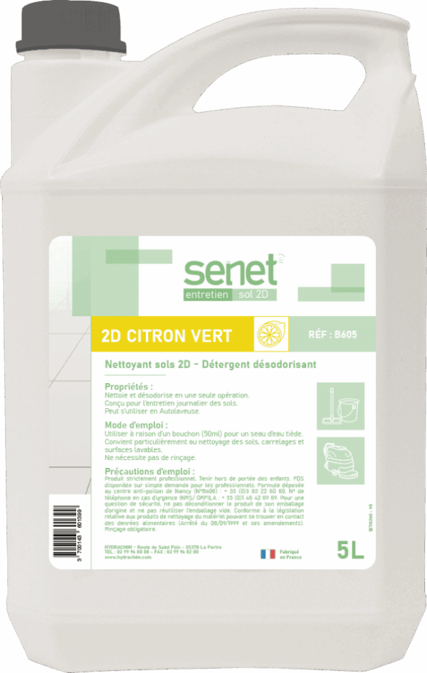 Détergent 2d Senet Citron