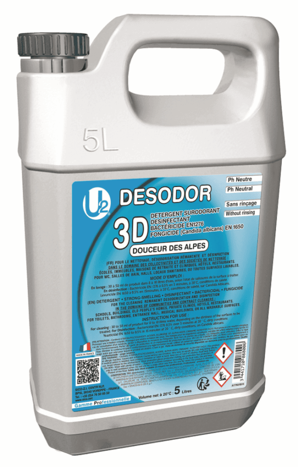 Détergent 3d U2 Douceur Des Alpes