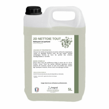 Détergent 2d Solutions Hygiène Eucalyptus