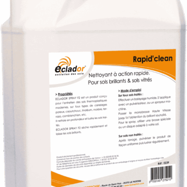 Nettoyant Sol Sechage Rapide