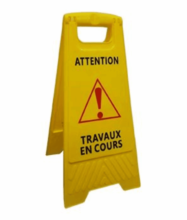 Panneau Signaletique Sol Glissant Jaune