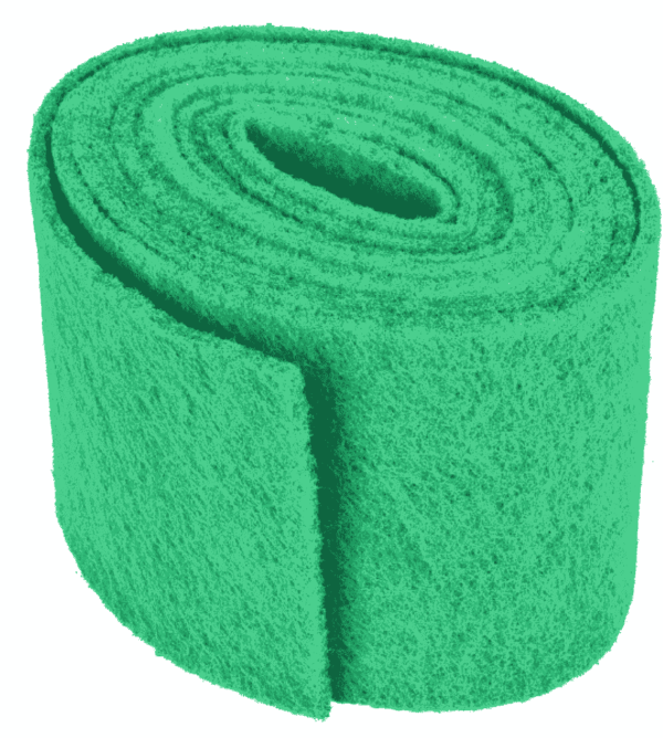 Rouleau De Tampon Vert